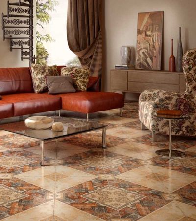 Плитка Intercerama Carpets підлогу коричневий світлий (434384031)
