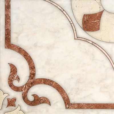 Плитка Intercerama Castello підлогу червоно-коричневий (17022)