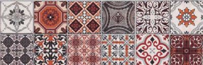 Декор Ceramika Konskie Milano patchwork inserto 25x75