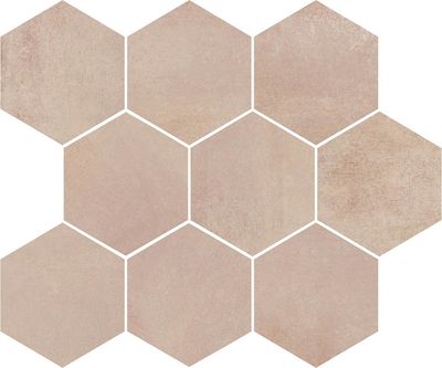 Декор Opoczno Sandy Island Mosaic Hexagon 28x34