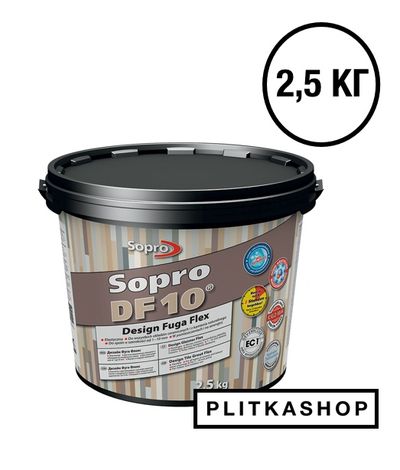 Декоративна еластична затирка Sopro DF 10 1050/2, 5 2,5 kg
