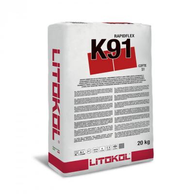 Клей для плитки Litokol RAPIDFLEX K91 K91G0020 20 кг