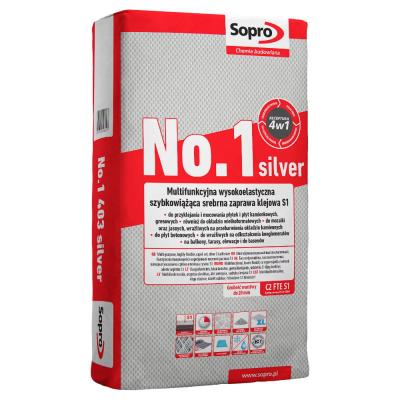 Клей для плитки Sopro NO.1 403 SILVER 22.5 кг