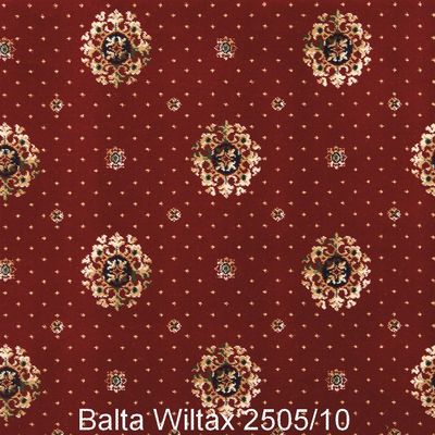 Ковролін Balta Wiltax тканий RK391. 0010t4. 2505 червоний