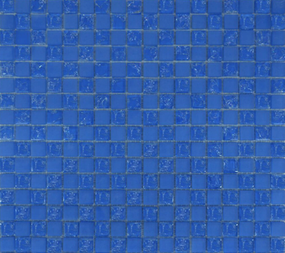 Мозаїка Grand Kerama шахматка блакитний матовий-блакитний колотий 531