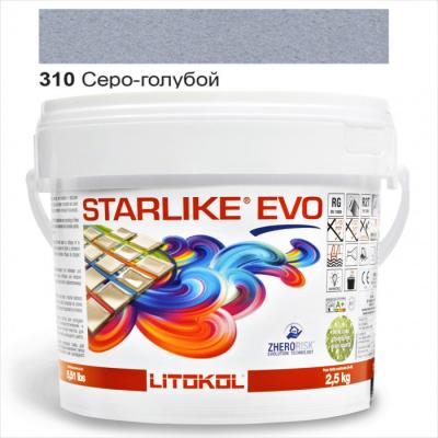 Затирка эпоксидная для швов Litokol STARLIKE EVO STEVOAPL02.5 2,5 кг 310 серо-голубой