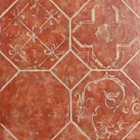 Плитка Zeus Ceramica Decorato Octagon Rosso 45*45 (zwxv82) изображение 1