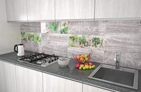 Декор Ceramika Konskie Salerno glass kitchen 1 inserto 20x60 зображення 1