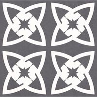 Плитка ECOCERAMIC HIDRA GREAT NEGRO 22.3x22.3 изображение 1