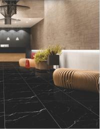 Плитка ITALICA MUETO BLACK HIGH GLOSSY 60x120 зображення 1