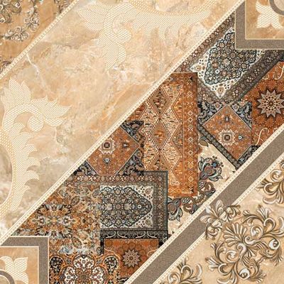Плитка Intercerama Carpets пол коричневый темный (434384032)