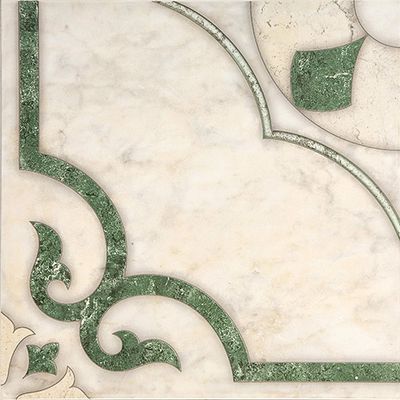 Плитка Intercerama Castello пол зеленый (17012)