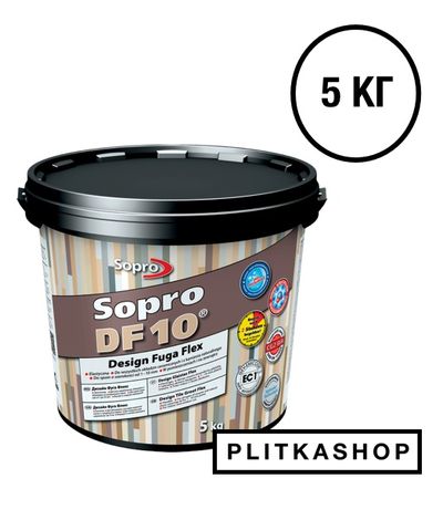 Декоративная эластичная затирка Sopro DF 10 1050/5 5 kg