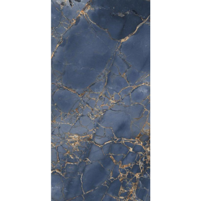 Плитка керамограніт ITALICA DENIA GOLD BLUE HIGH GLOSSY 60x120