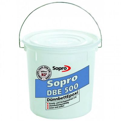 Двухкомпонентный эпоксидный клей для облицовки Sopro DBE 500/5 5кг