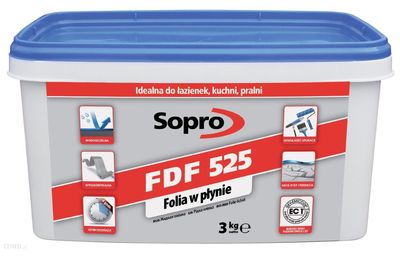 Эластичное гидроизоляционное покрытие Sopro FDF 525/3 3кг