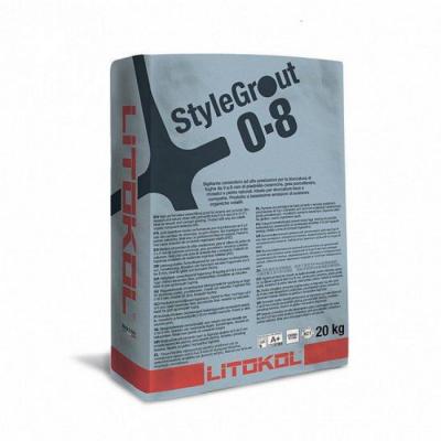 Фуга для швов Litokol Stylegrout SG08SLV10020 20 кг SILVER 1 сильвер