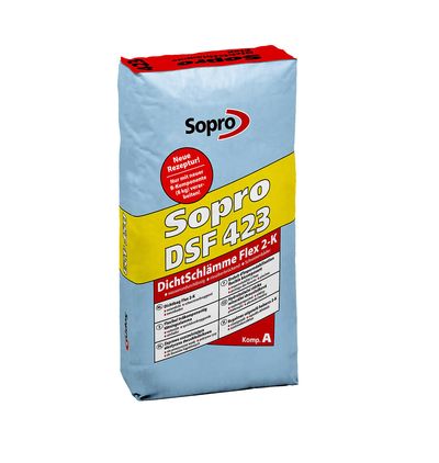 Гидроизоляционный раствор Sopro DSF 423/24A мешок 24кг
