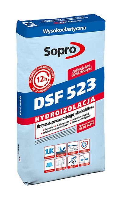 Гидроизоляционный раствор Sopro DSF 523/20 20кг