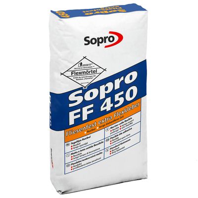 Гидровяжущий клеевой раствор Sopro FF 450 extra 25кг