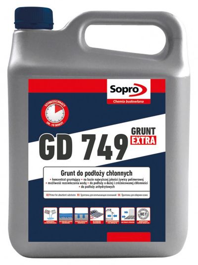 Грунтовочный препарат для впитывающих оснований Sopro GD 749 25кг