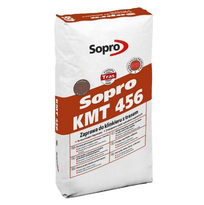 Кладочный раствор с трассом для клинкера Sopro КМТ 456/25 (коричневый) 25кг