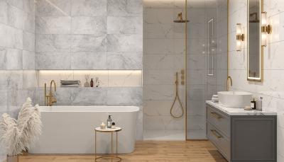 Плитка Opoczno LIORA GREY GLOSSY 30x60