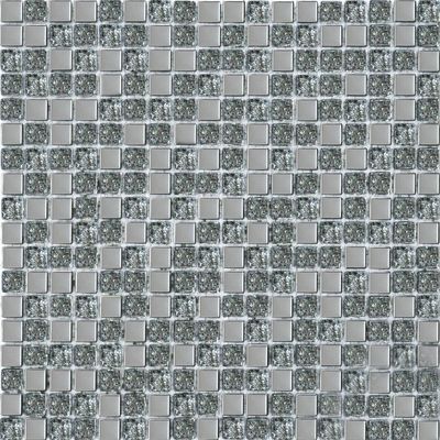 Мозаика Grand Kerama микс платина-платина колотая 1079