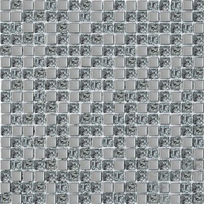 Мозаика Grand Kerama микс платина-платина рельефная 1078