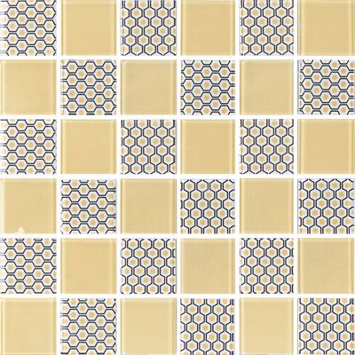 Мозаика Kotto Ceramica GM 8003 C2 Beige gold S1-Beige white