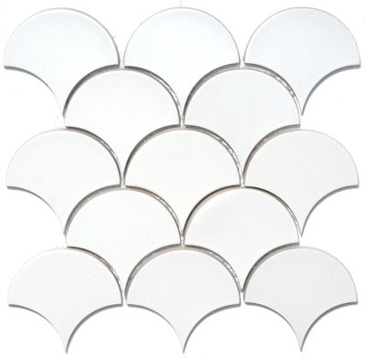 Мозаика Kotto Ceramica SCALES SC 6024 White (компл А и В)