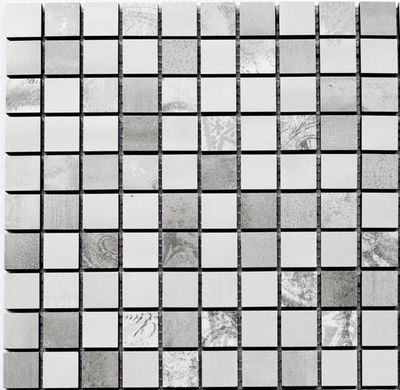 Мозаика Kotto Ceramica СМ 3021 C3 impresion/gray/white