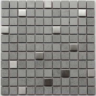 Мозаика Kotto Ceramica СМ 3026 C2 grey/metal mat