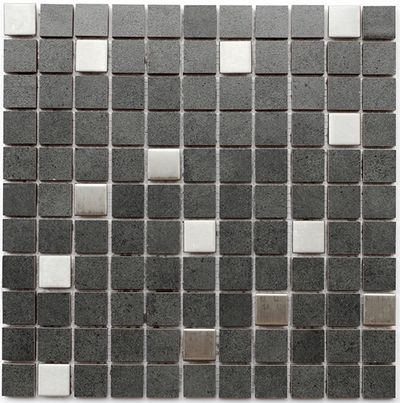 Мозаика Kotto Ceramica СМ 3027 C2 graphite/metal mat