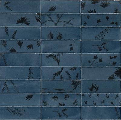 Декор Marazzi RICE BLU DECORO LEAF LUX 5x15