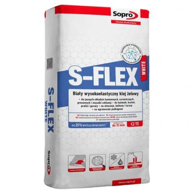 Клей для плитки Sopro S-FLEX white 202/22,5