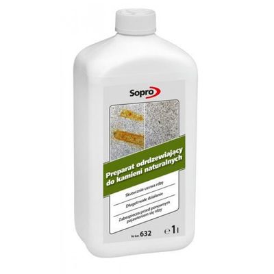 Спеціальний препарат для видалення іржі і забруднень з каменів Sopro RUM 632 1л
