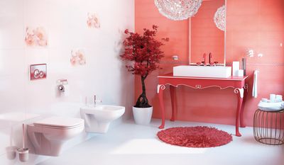 Плитка Cersanit Violeta розовая стена