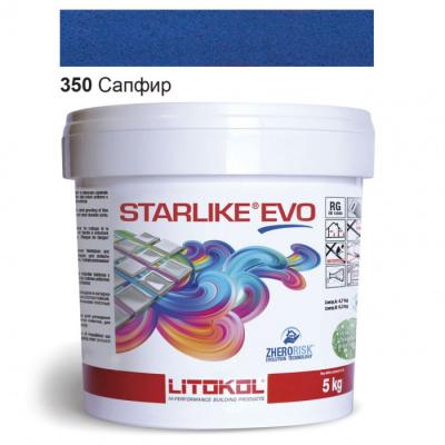 Затирка эпоксидная для швов Litokol STARLIKE EVO STEVOBZF0005 5 кг 350 сапфир