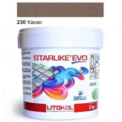 Затирка эпоксидная для швов Litokol STARLIKE EVO STEVOCCA0005 5 кг 230 какао