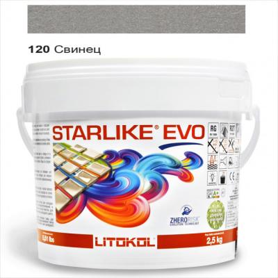 Затирка эпоксидная для швов Litokol STARLIKE EVO STEVOGPM02.5 2,5 кг 120 свинец