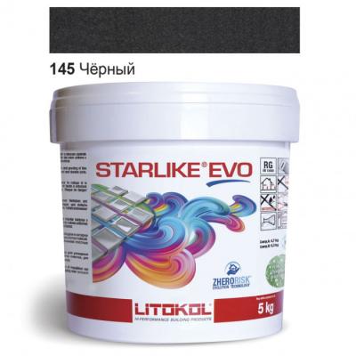 Затирка епоксидна для швів Litokol STARLIKE EVO STEVONCR0005 5 кг 145 чорний