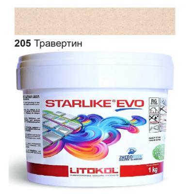 Затирка епоксидна для швів Litokol STARLIKE EVO STEVOTRV0001 1 кг 205 травертин