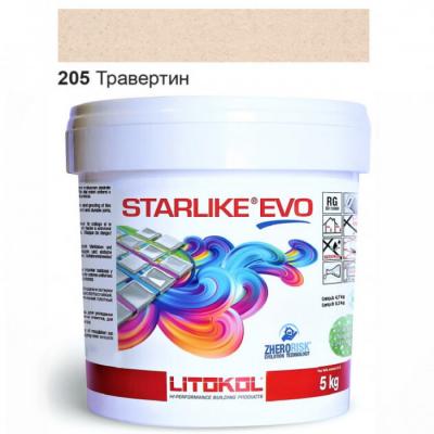Затирка епоксидна для швів Litokol STARLIKE EVO STEVOTRV0005 5 кг 205 травертин