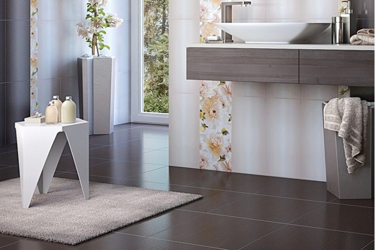 матовая плитка для ванной комнаты