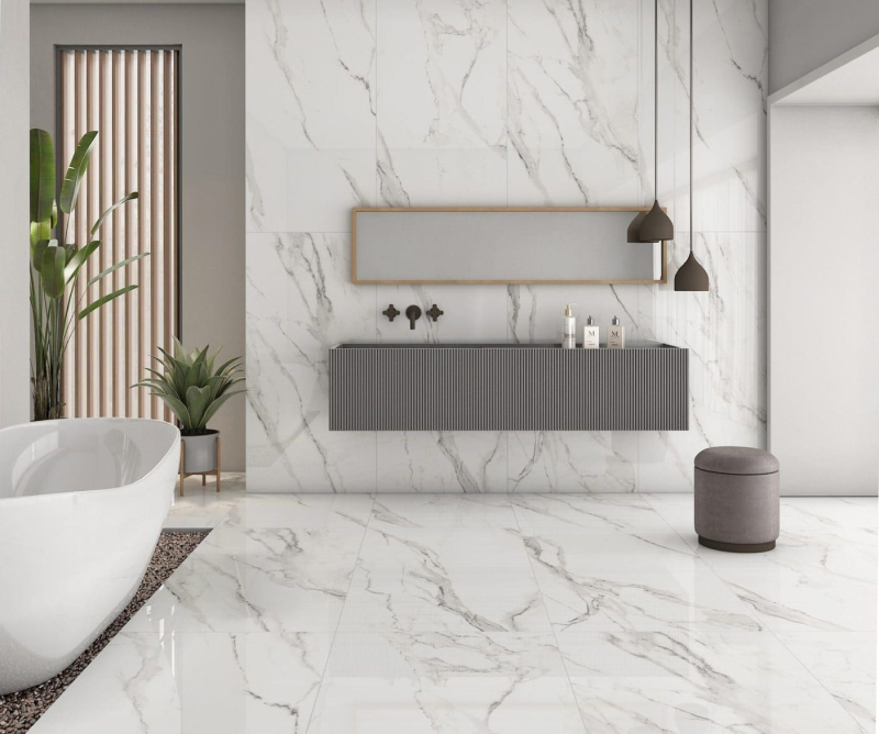 плитка керамогранит под мрамор фото 3