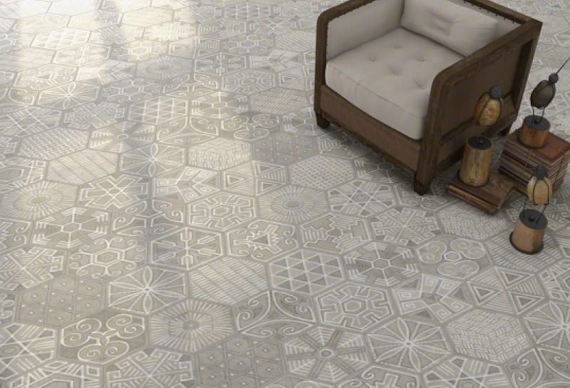 Плитка шестигранная керамогранит фото 2