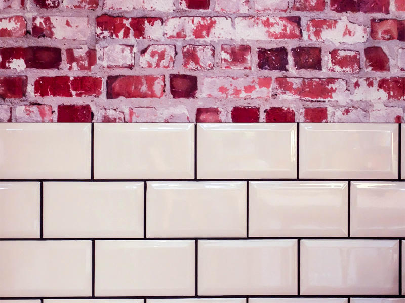 укладка плитки на стену